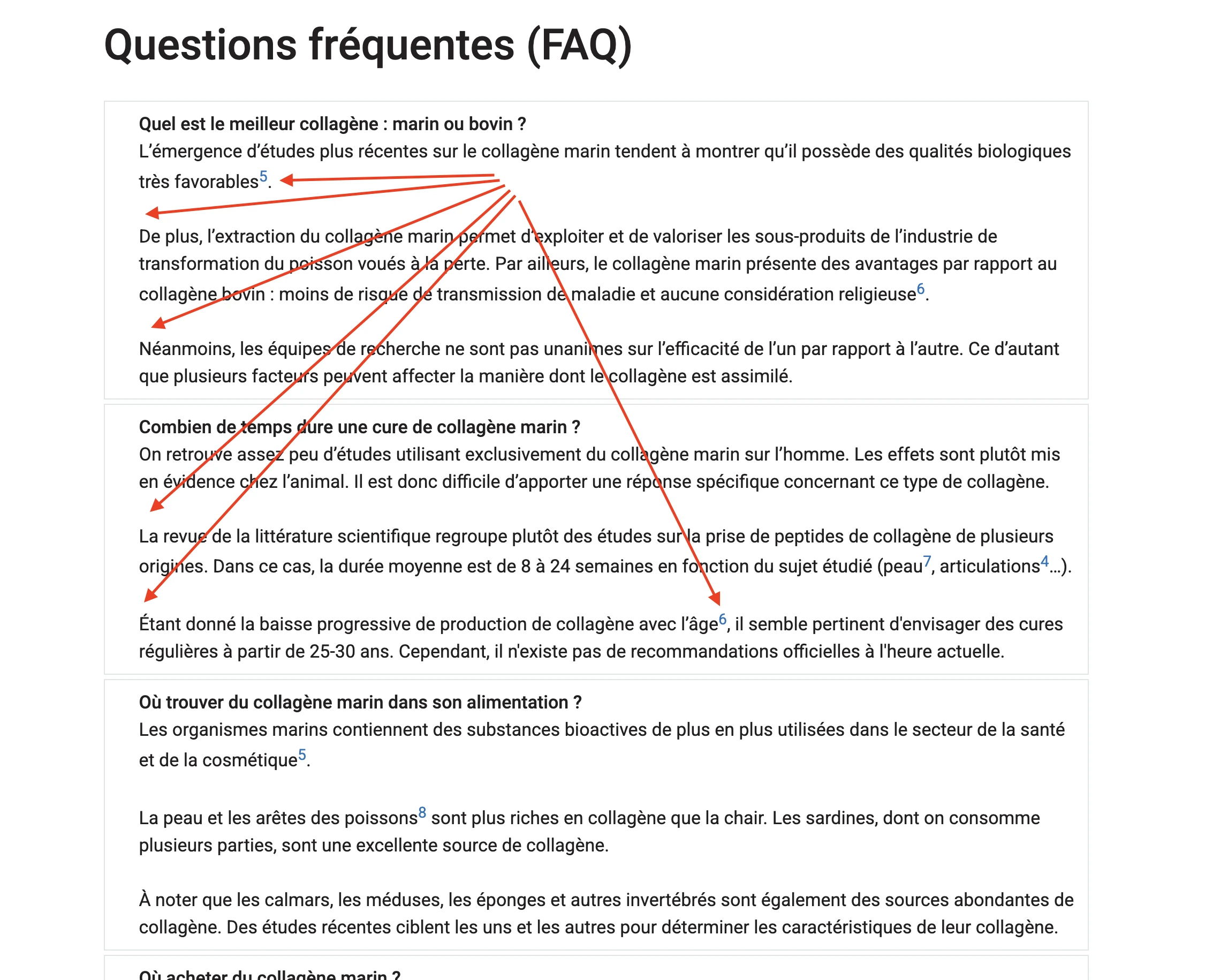 Yoast FAQ-blok met HTML-tags